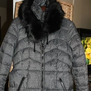 Guess Belted Puffer Jacket